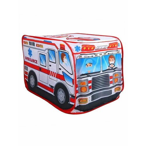Палатка детская игровая Скорая помощь 112х72х72 см 554-3 1255₽