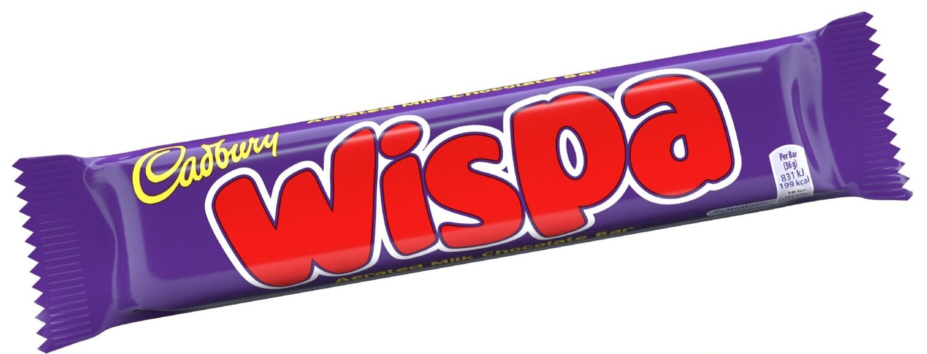 Пористый воздушный шоколадный батончик Cadbury Wispa (Великобритания), 36 г