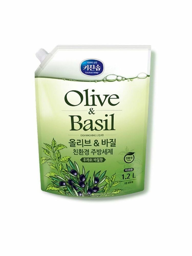 MUKUNGHWA Средство для мытья посуды Olive&Basil Dishwashing Detergent, 1200 мл