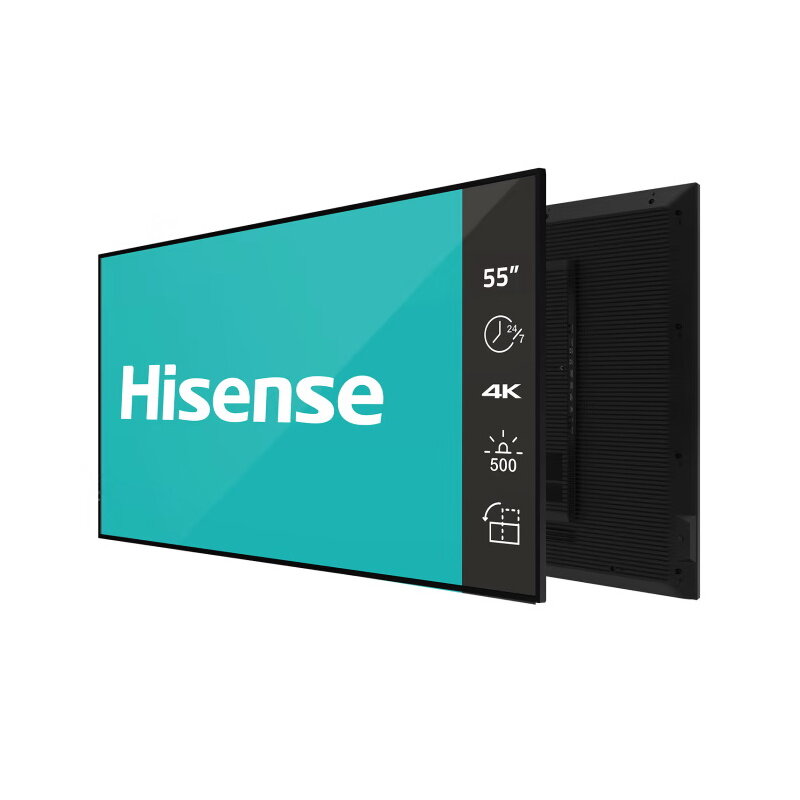 Панель Hisense 55" 55DM66D черный D-LED DID LED 8ms 16:9 HDMI матовая 1200:1 500cd 178гр/178гр 3840x2160 DP 4K USB 17кг