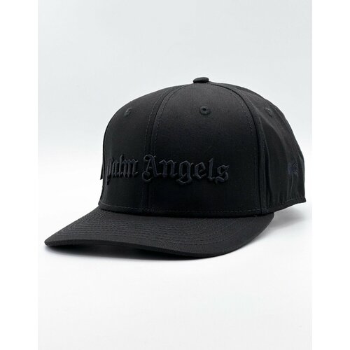Бейсболка Palm Angels, размер OneSize, иссиня-черный белые солнцезащитные очки angel palm angels