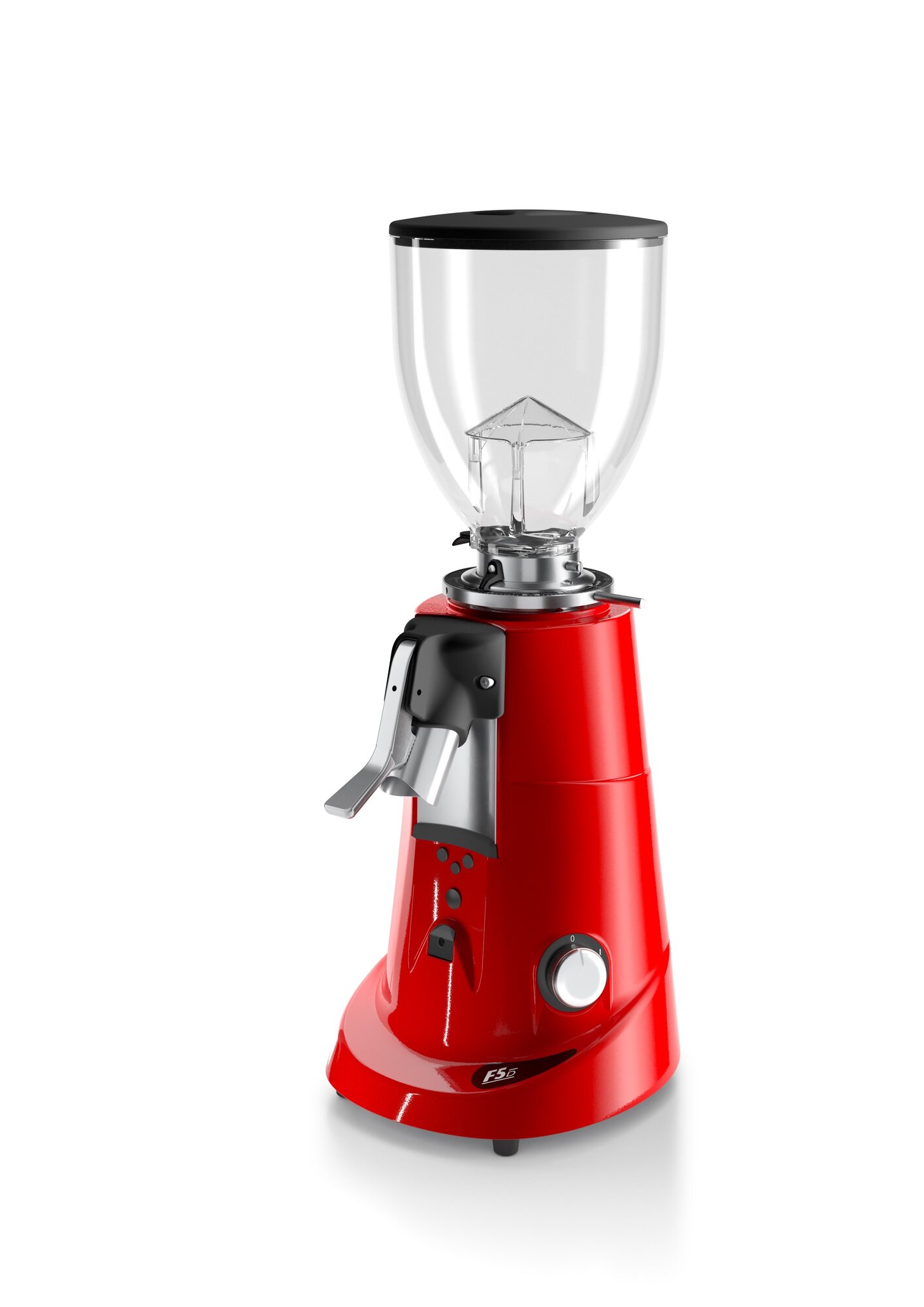 Кофемолка Fiorenzato F 5 DT Timer Red электрическая для дома и кофейни