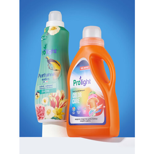 PROLIGHT Гель для Стирки белья 1л + Кондиционер для Белья 1л AMORE