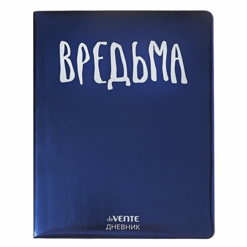 Дневник универсальный для 1-11 класса Вредьма, твёрдая обложка, искусственная кожа, с поролоном, шелкография, ляссе, 80 г/м2