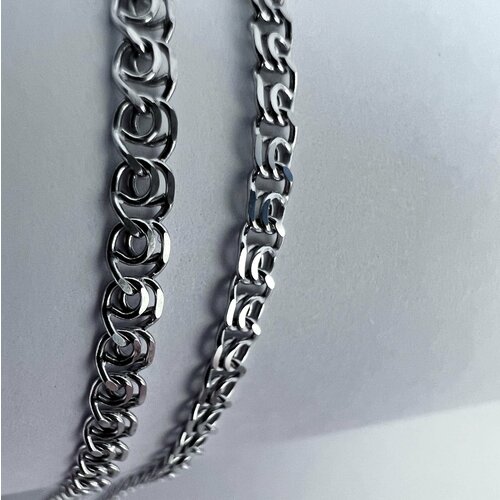 Цепь MINERAL NATION, серебро, 925 проба, длина 55 см, средний вес 3.93 г, серебряный