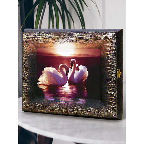 Ключница настенная закрытая деревянная 13х18 (22х27х6) Декарт мужская женская декор из дерева ручная работа в интерьер