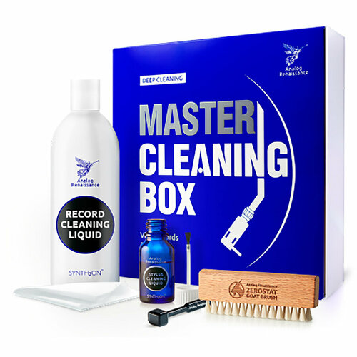 Набор по уходу за винилом (5 предметов) Master Cleaning Box (AR-63050) analog renaissance magic groove cleaner