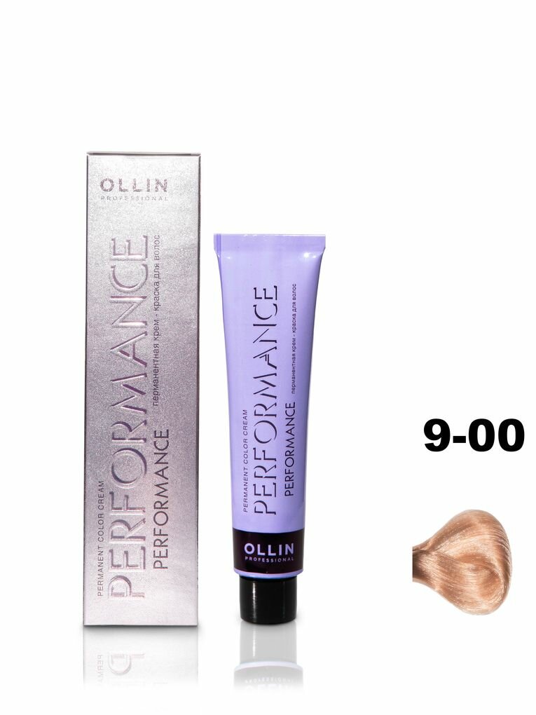 Ollin Performance крем-краска для волос 9/00 блондин глубокий 60мл