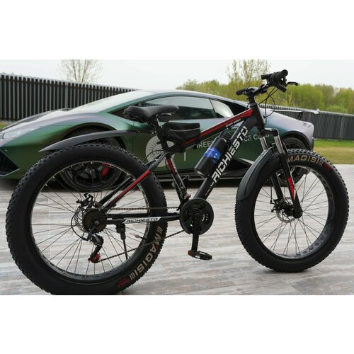 Велосипед Фэтбайк SPR Richiesto 24 Горный Спортивный Взрослый Подростковый красный матовый 27200₽