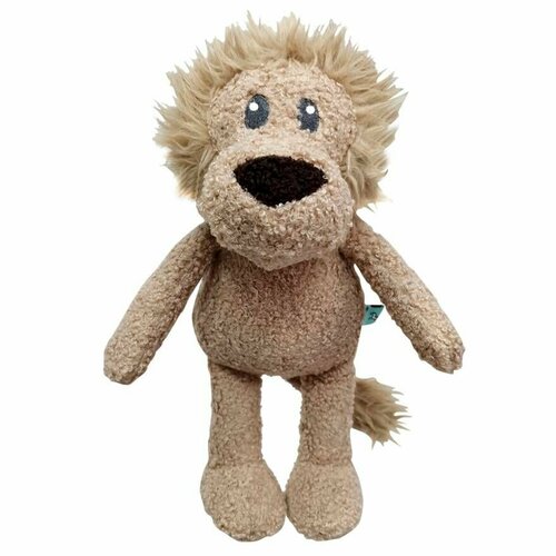 Игрушка Tufflove для собак Лев 30 см бежевый, 1 шт