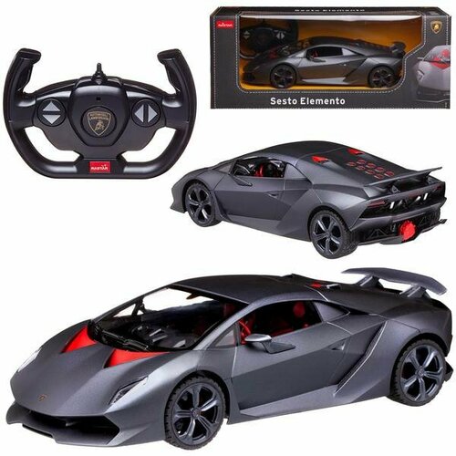 Машина р/у 1:14 Lamborghini Sesto rastar lamborghini sesto 49200 1 14 32 см черный