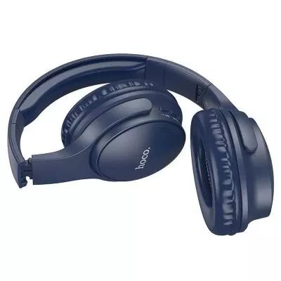 Наушники полноразмерные HOCO W40 Mighty, Bluetooth, синий (6931474784940)