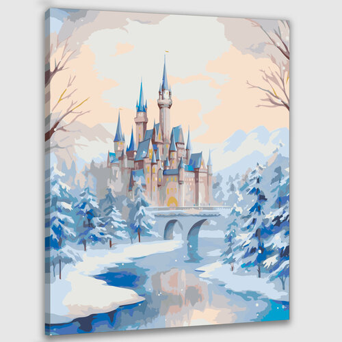 Картина по номерам 50х40 Зимняя сказка модульная картина зимняя сказка 180x192