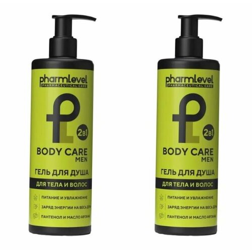 Pharmlevel Гель для душа Body Care Men 2 в 1 400 мл 2 шт 1081₽