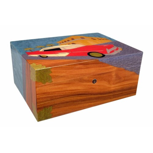 Шкатулка Gentili Cuba на 80 сигар (инкрустация)