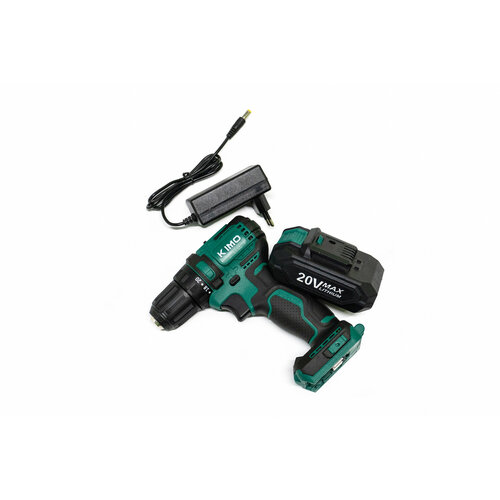KIMO Аккумуляторная дрель-шуруповерт 20В, 40Нм, 1 батарея