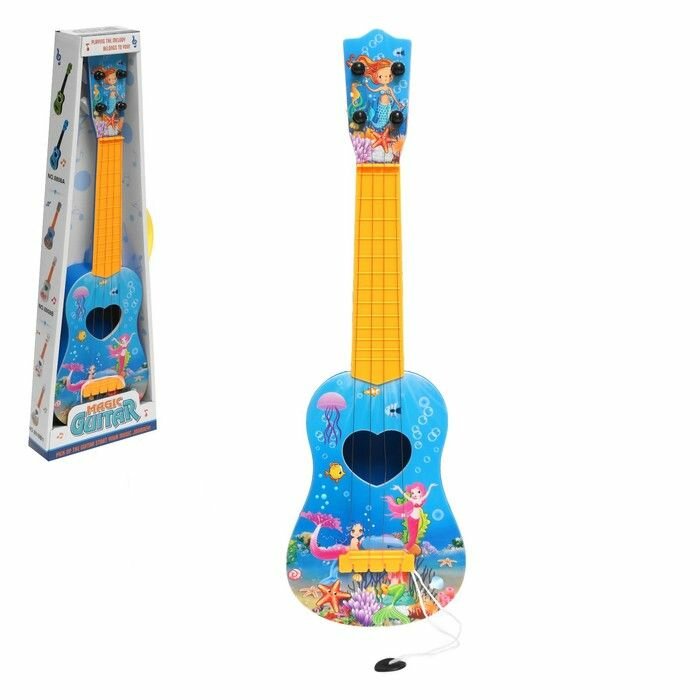 Музыкальная игрушка Гитара .15х47,5х47,5 см . От 3 лет .
