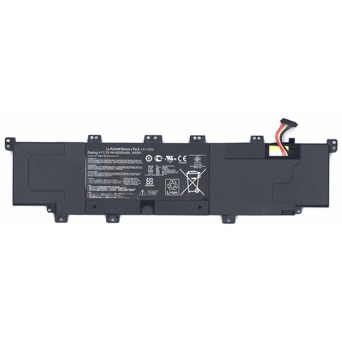 Аккумуляторная батарея для ноутбука Asus PU500CA, S500CA (C31-X502) 11.1V 44Wh