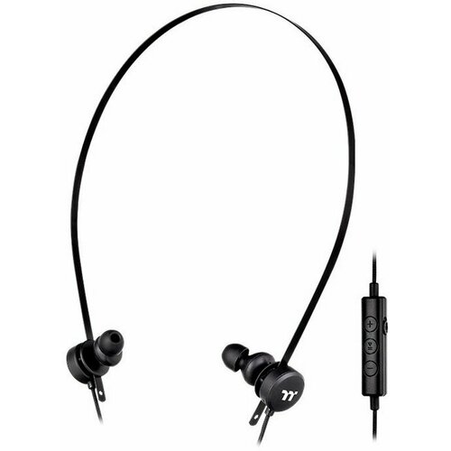 Гарнитура Thermaltake Isurus Pro V2/Analog/13mm Drive Unit/In-ear-bud/Black (525008) {20}