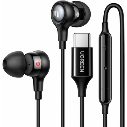 Наушники проводные UGREEN EP103 30638 Цвет черный 4770₽
