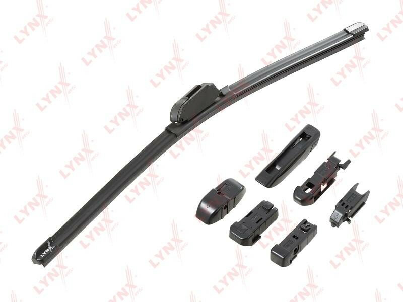 Щетка стеклоочистителя бескаркасная LYNX AUTO XF450 450 мм Audi, Bmw, Chevrolet, Citroen, Daewoo, Fiat, Ford, Honda, Hyundai, Kia, Land Rover, Lexus, Mazda, Mercedes, Mitsubishi, Nissan, Opel, Peugeot