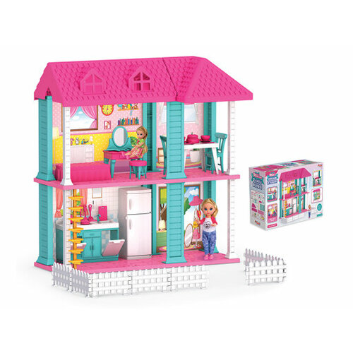 Игрушка DeDe Дом для куклы Milas dream 2 floors, с аксесс. 03757