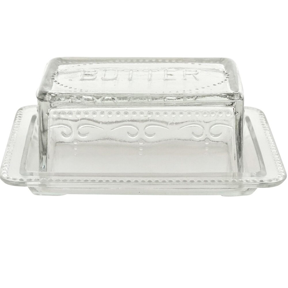 Масленка Hoff Interieur, стекло, BUTTER, 19х8 см, 54456