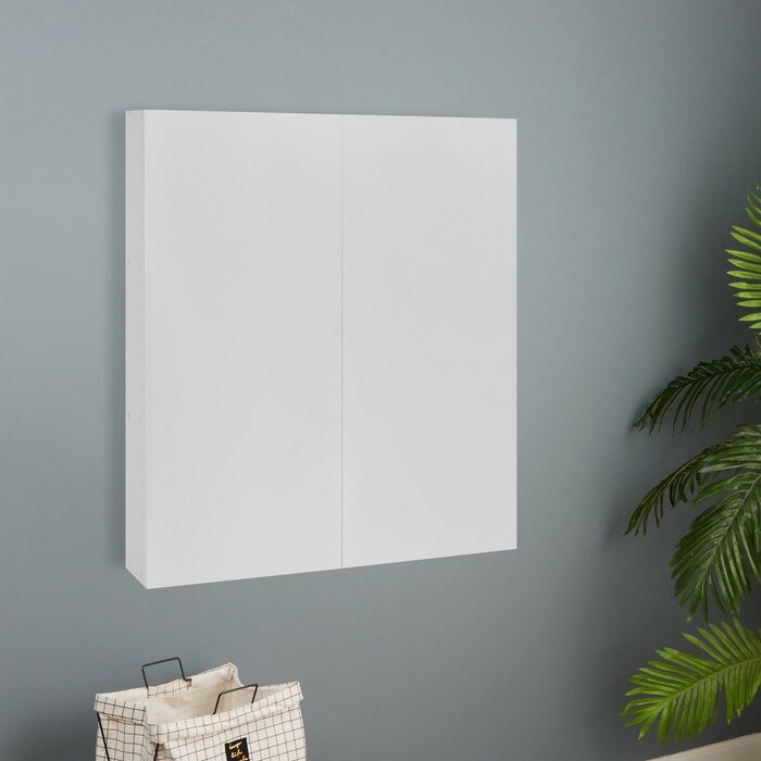 фото Шкаф навесной для ванной комнаты "Спектр 80", 80 х 15 х 90 см