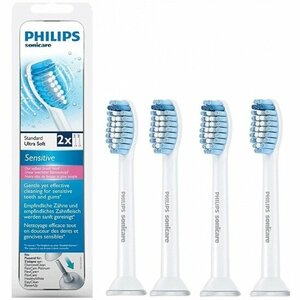 Насадка для электрической зубной щетки Philips HX6054/07, белая, 4 шт