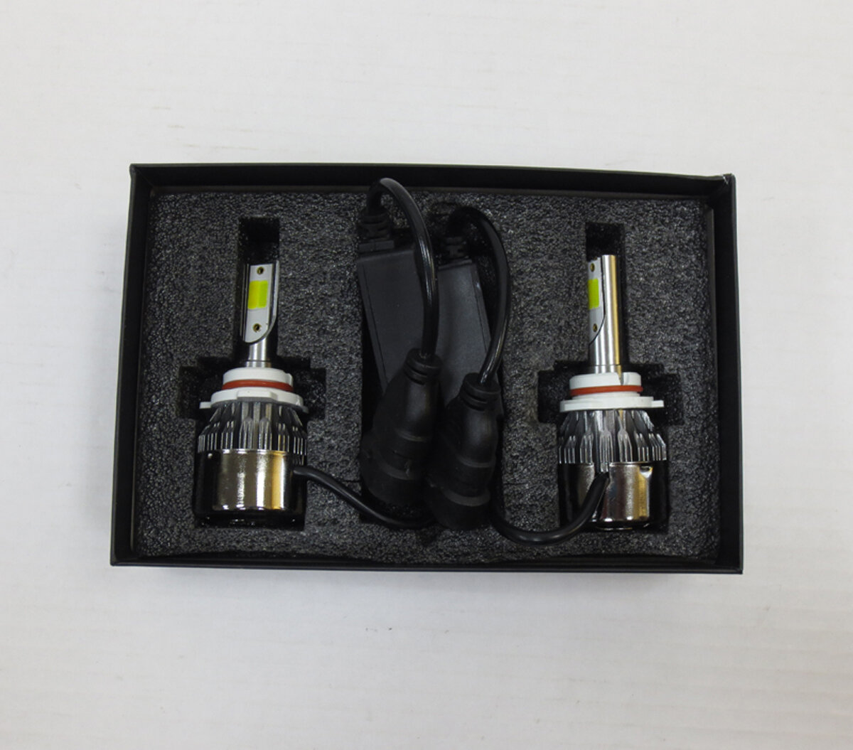 Лампа головного света со светодиодами CREE H27-880-C9S 40W/6000LM 3000/6000K 12V(со встр, вентилятором) 2функции: белый+желтый свет