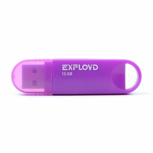 USB-флэшка Exployd 570, 16 Гб, фиолетовая, 1 шт
