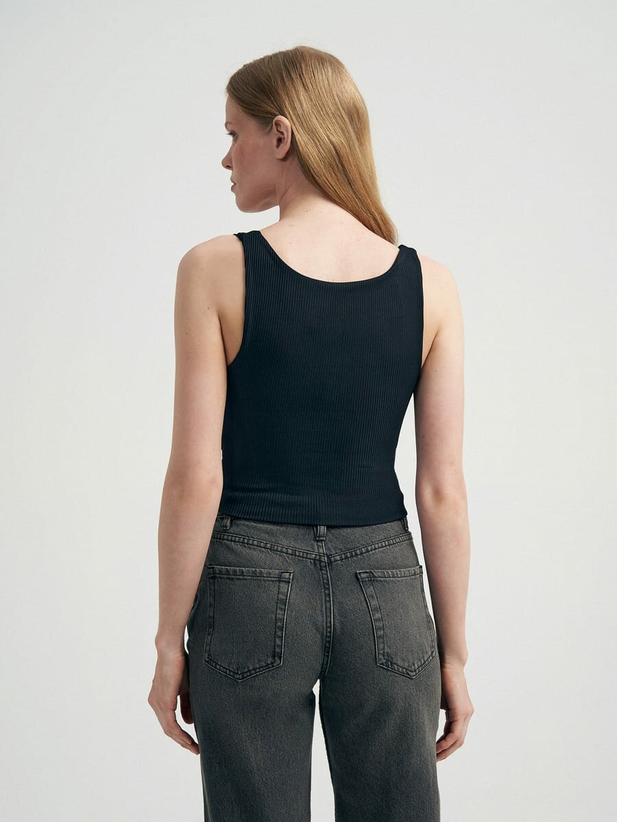 Топ ТВОЕ, размер S, черный — фото 1