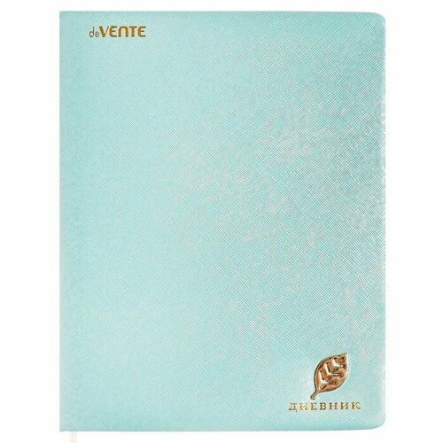 Дневник универсальный для 1-11 класса Leaf твёрдая обложка искусственная кожа с поролоном тиснение фольгой ляссе 80 гм2 915₽