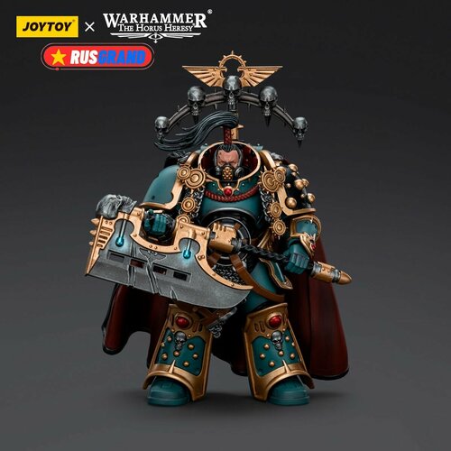 Подвижная фигурка JOYTOY Warhammer 40000 Sons of Horus Legion Praetor with Power Axe