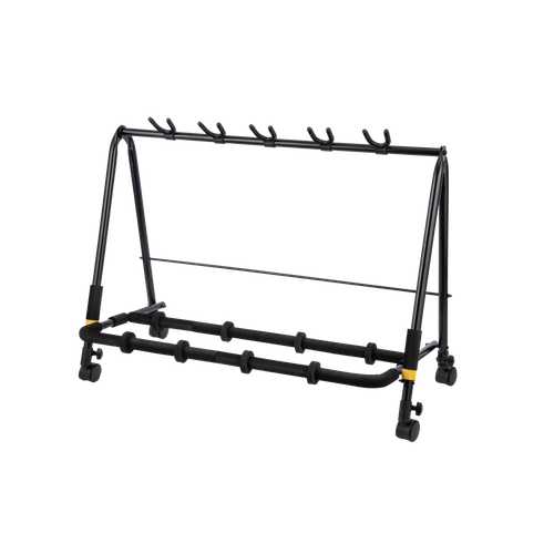 Hercules GS525B Plus Стенд гитарный демонстрационный для 5-ти гитар, сменные колесики GS525B Plus черный