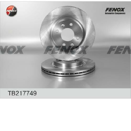 Диск тормозной передний Renault Logan 06-, Sandero 08-, Clio 91-05 TB217749 fenox 1шт