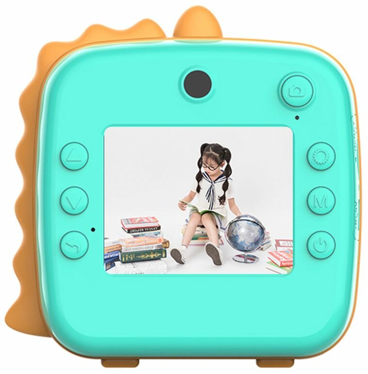Фотопринтер детский KID JOY Print Cam, 2,4' HD экран, 2 линзы, розовый