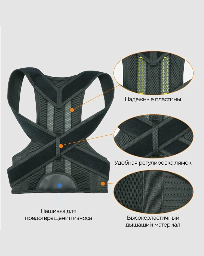 Корректоры Осанки Корсет для осанки ортопедический Корректор осанки OrtFix