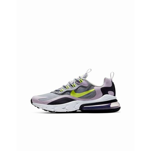 кроссовки nike air max 270 react black white black 42 eu Кроссовки NIKE, размер 4.5Y US, розовый