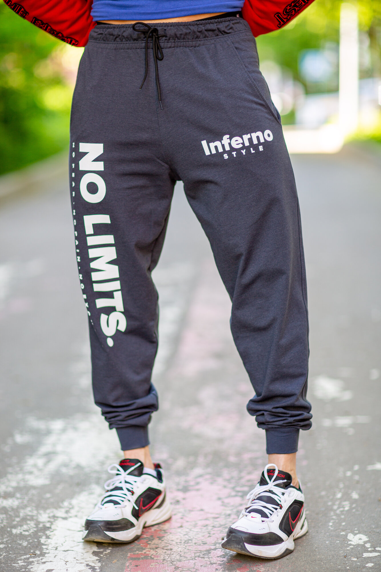 Брюки Inferno Style Брюки спортивные "NO LIMITS" Б-001-002, размер S, антрацит — фото 1
