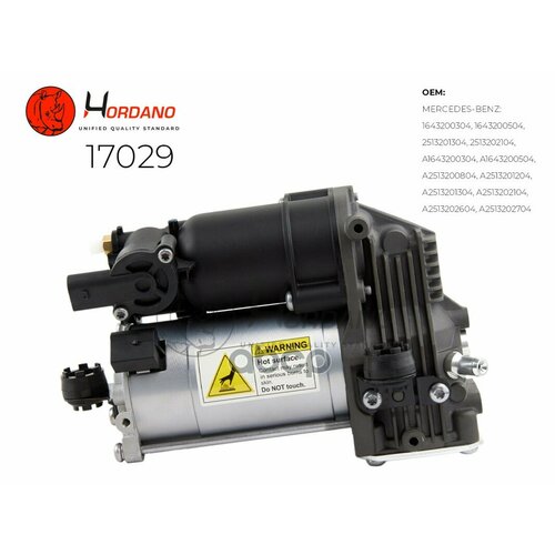 Компрессор Пневматической Подвески Mercedes-Benz R-Class W251 2005-2017 Hordano арт 17029 35463₽