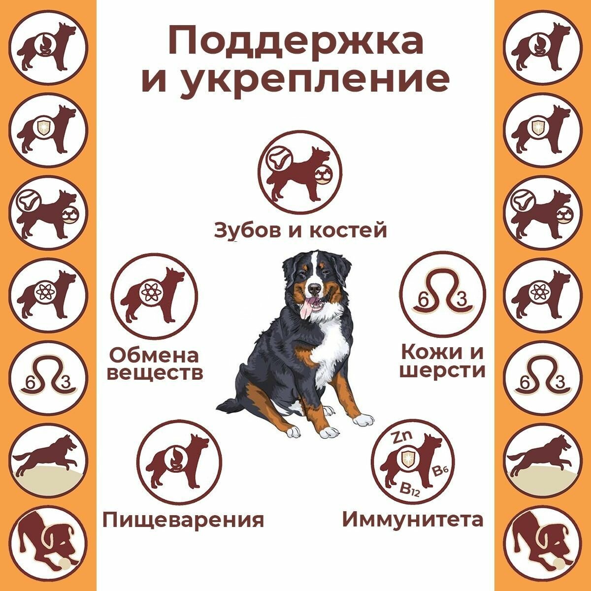 Сухой корм для взрослых собак Дилли Индейка с рисом 14 кг — фото 1