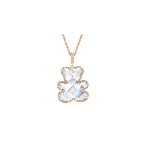 Колье SWAROVSKI кристаллы Swarovski длина 44 см золотой белый 5400₽