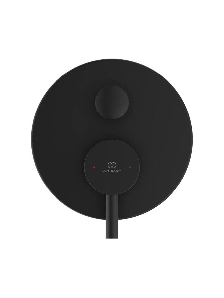 Смеситель для ванны (внешняя часть) черный Ideal Standard Ceraline A7389XG