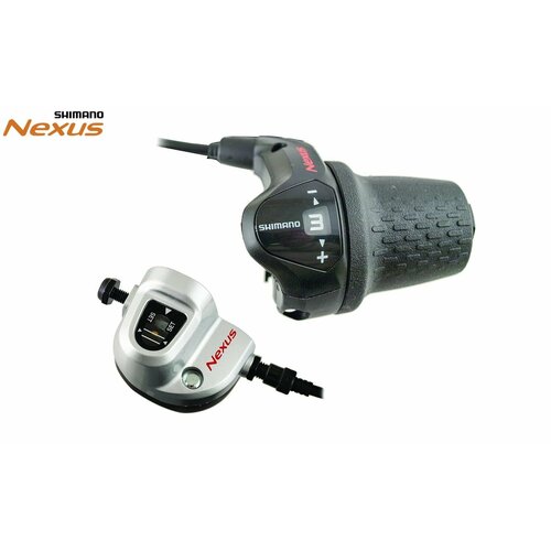Рукоятка переключения передач Revoshift Правая SHIMANO NEXUS 3 ск SL-3S41E 222 мм длина троса 1650 мм 1304₽