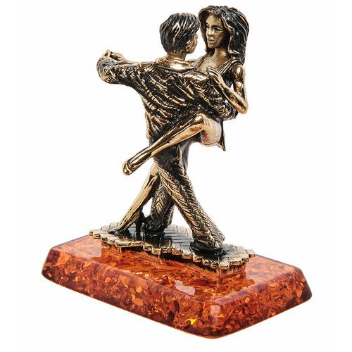 Фигурка Парочка-Сальса латунь янтарь 5845₽