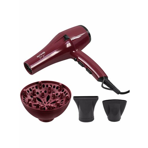 Фен STINGRAY ST-HD810A PRO (длина шнура электропитания 2.8 м) темный топаз