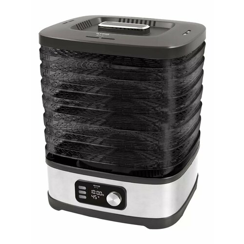 Дегидратор сушилка для овощей электросушилка STINGRAY ST-FD701C 13 поддонов 5 основных 4 разборных 2 для пастилы 2 для ягод черный жемчуг 6341₽