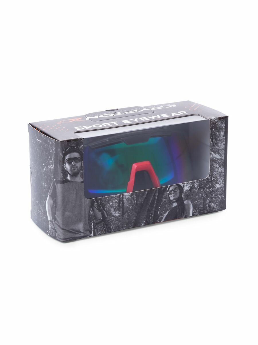 Солнцезащитные очки KRYPTON, красный, черный — фото 1