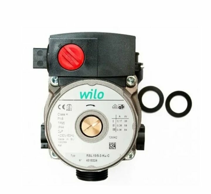 Двигатель циркуляционного насоса Wilo TSL 15/5 крыльчатка по часовой стрелки для висман BAXI(Бакси) без гидрогруппы